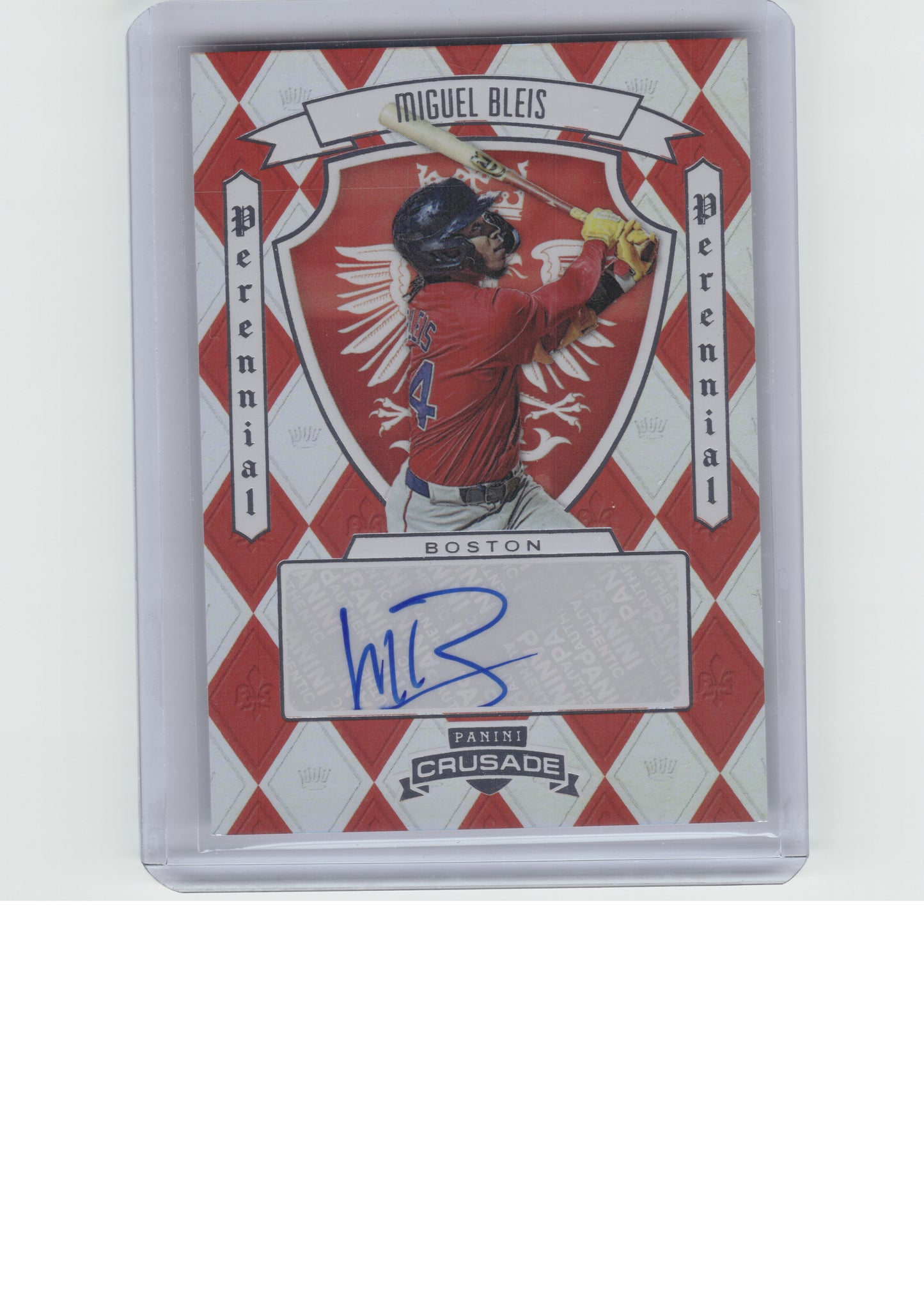 2025 Panini Crusade #PPS-MBL Miguel Bleis Perennial Prospect Signatures