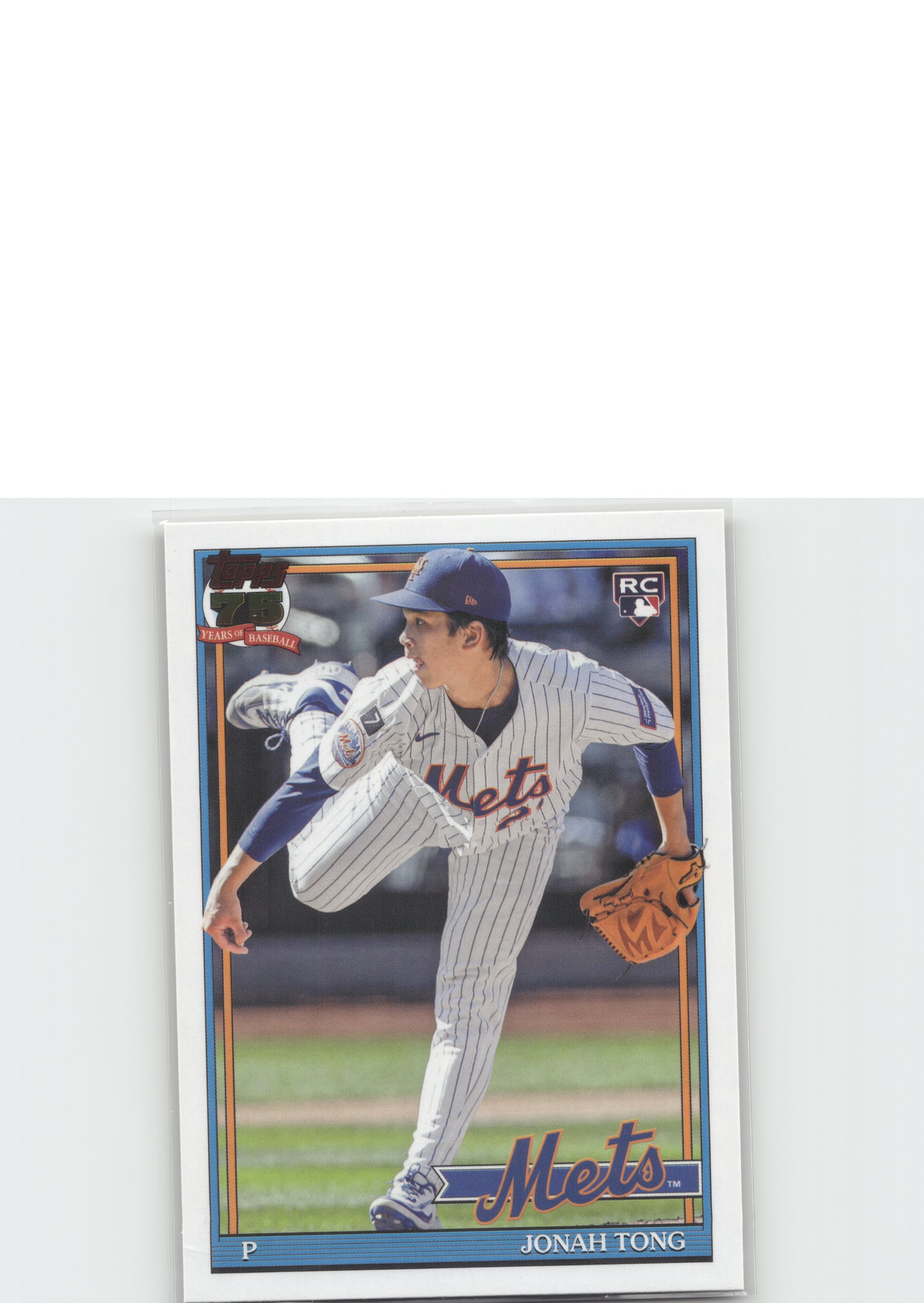 2026 Topps #91B2-14 Jonah Tong 1991 Topps Baseball 35th Anniversary (Series Two)
