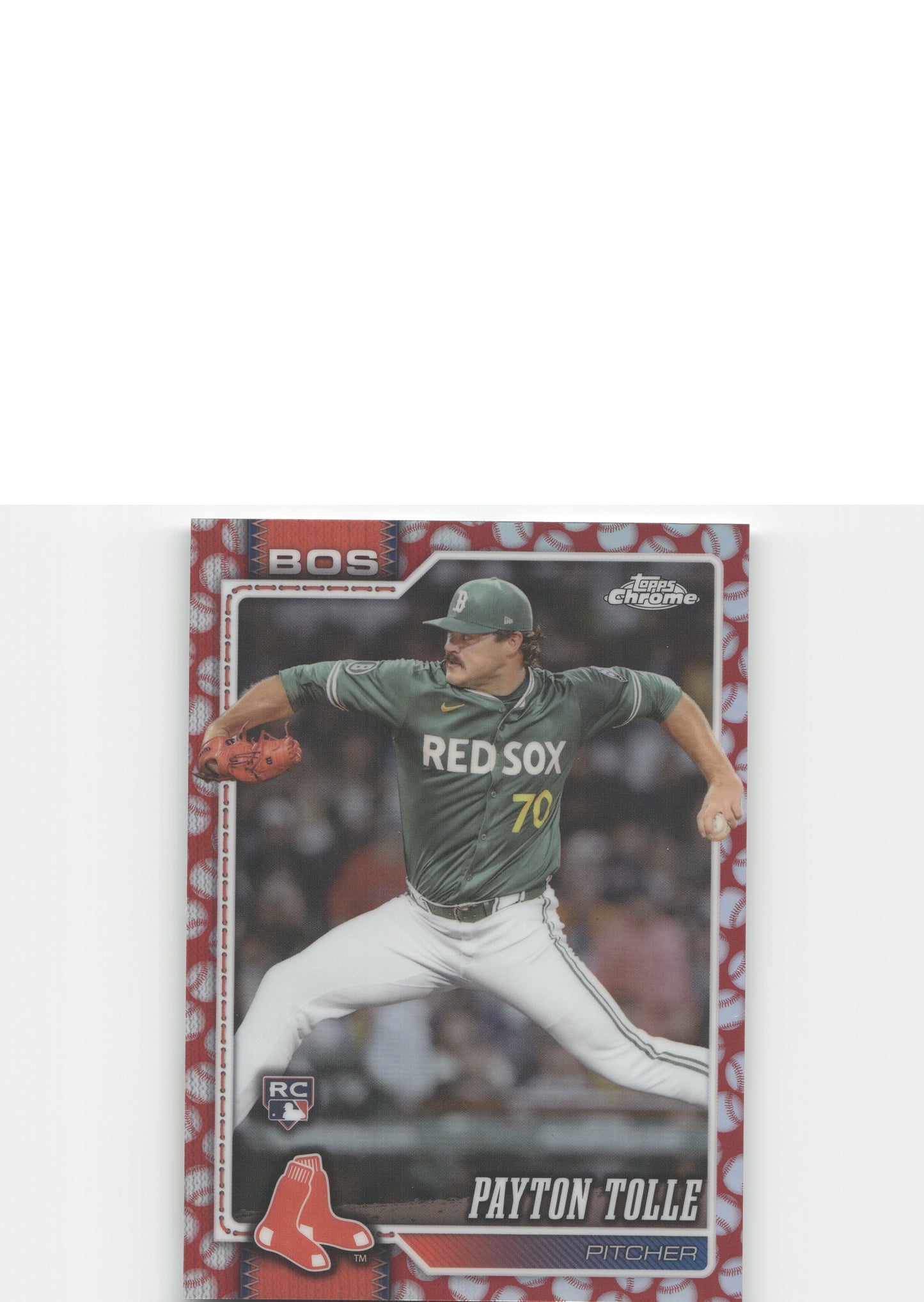 2026 Topps Chrome #177 Payton Tolle Baseball Seams Refractors