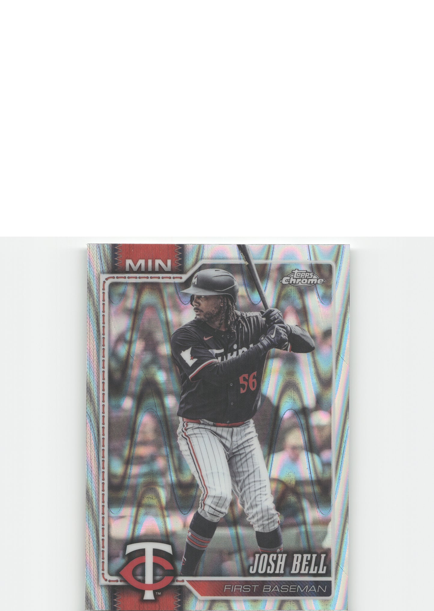 2026 Topps Chrome #24 Josh Bell Raywave Refractors