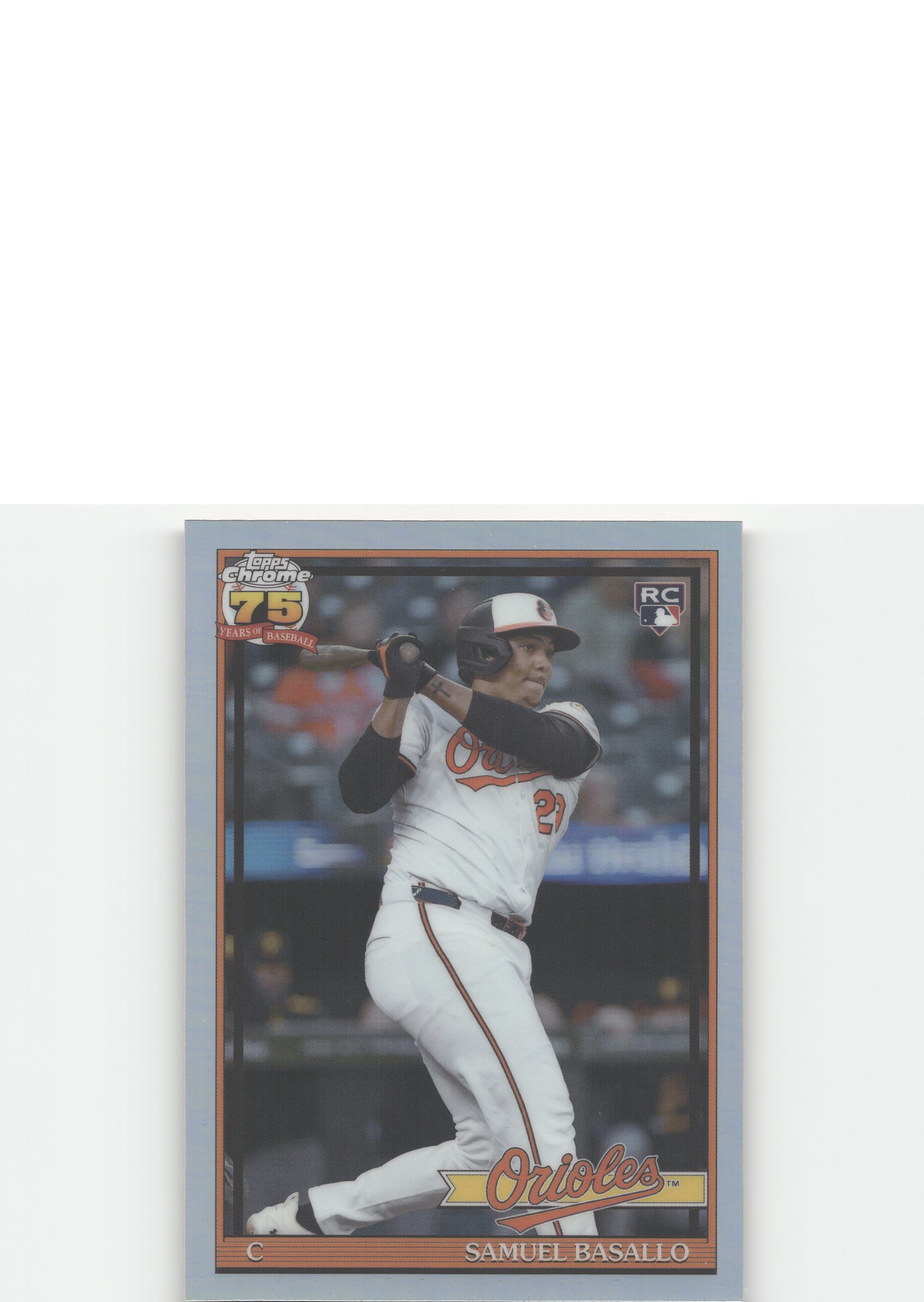2026 Topps Chrome #91CB-17 Samuel Basallo 1991 Topps Chrome Baseball