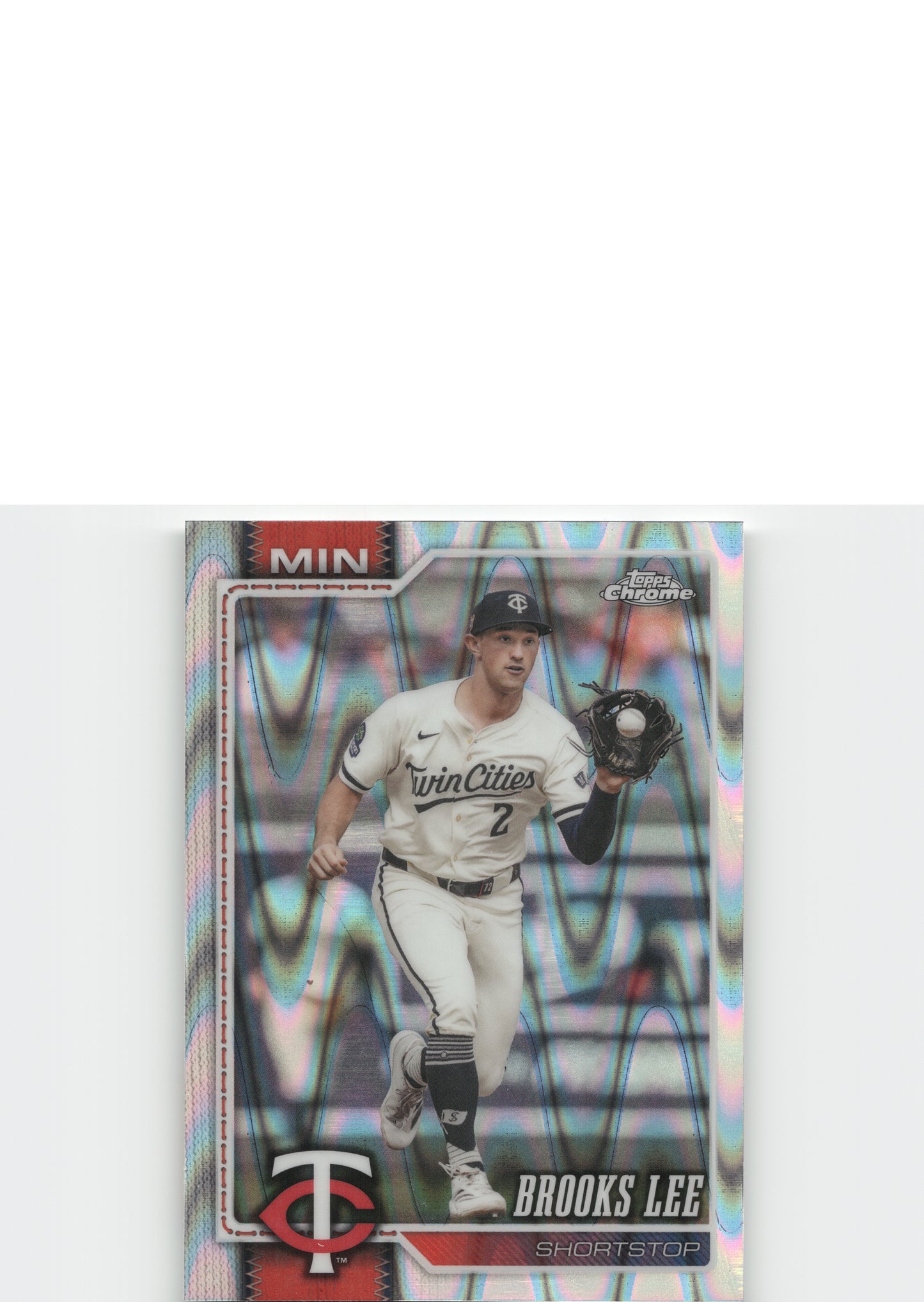 2026 Topps Chrome #179 Brooks Lee Raywave Refractors