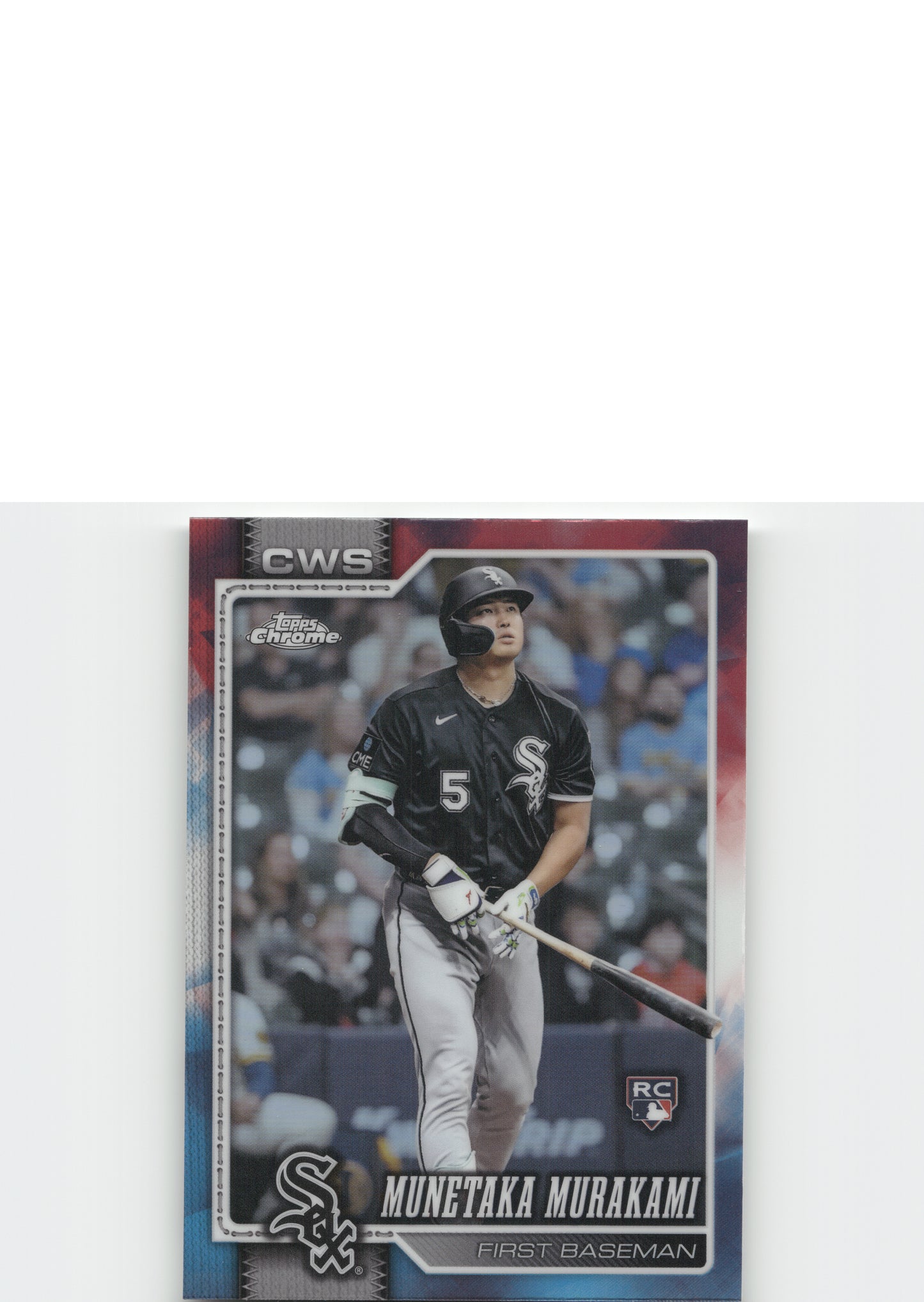 2026 Topps Chrome #274 Munetaka Murakami Red White and Blue Refractors