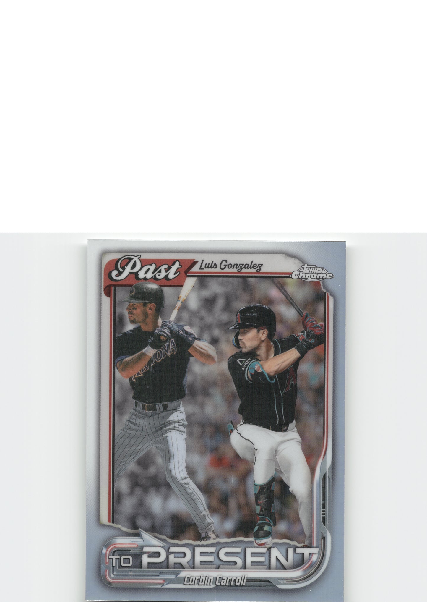 2026 Topps Chrome #PTP-12 Luis Gonzalez / Corbin Carroll Past to Present