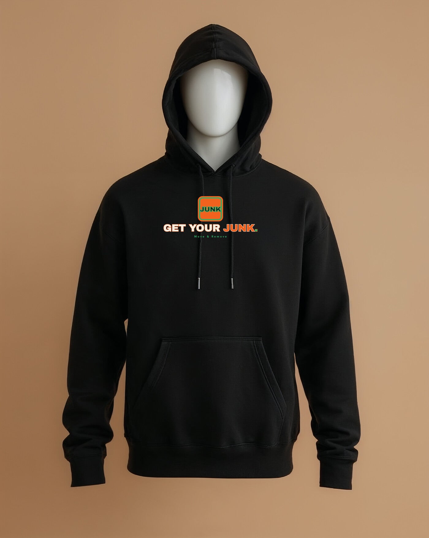 Get Your Junk Hoodie, black