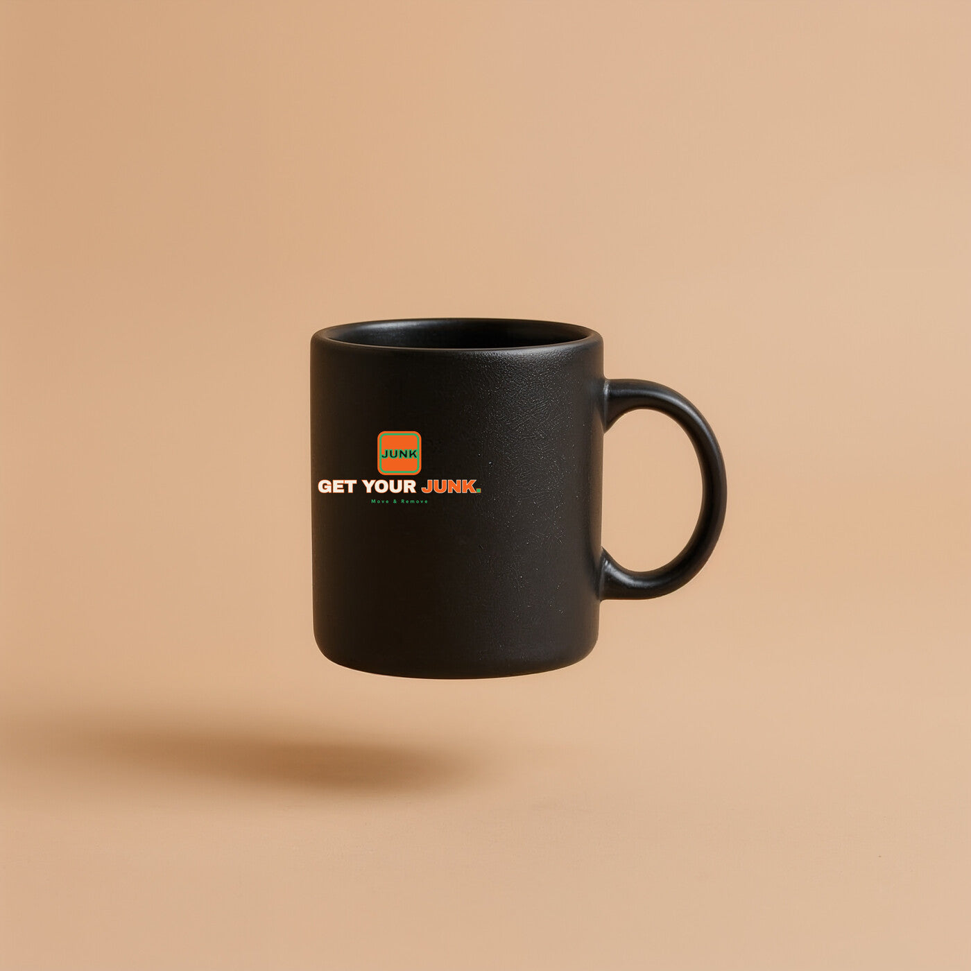 Get Your Junk Mug, black glossy