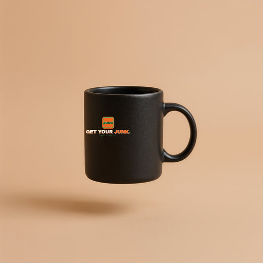 Get Your Junk Mug, black glossy